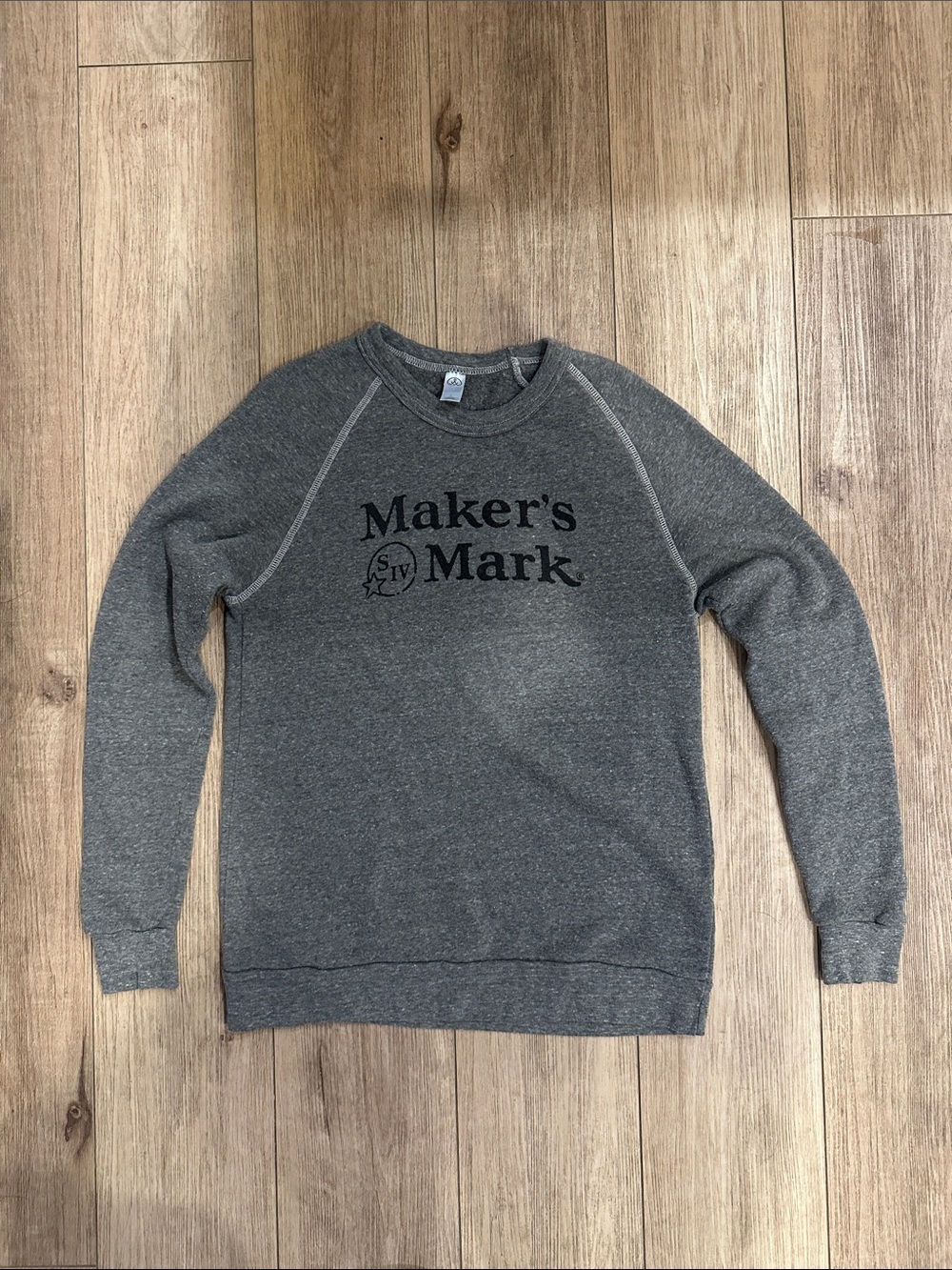 Alternative Gray Maker's Mark Crewneck Sweatshirt